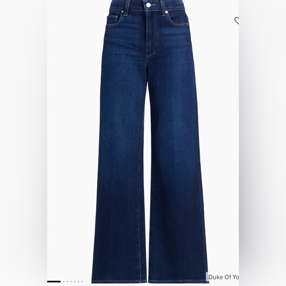 PAIGE Anessa Wide-Leg High-Rise Jeans 29 8